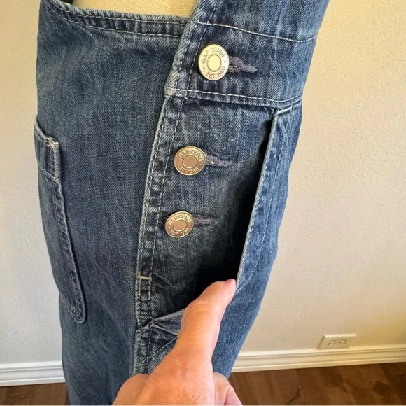 Gap Denim Bib Overalls Adjustable Size XS - Picture 12 of 16